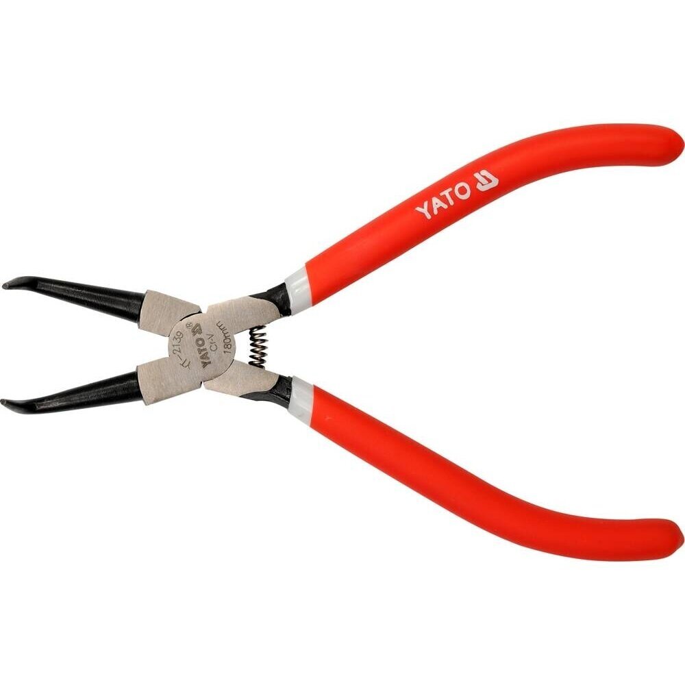 Replės žiedams spaudžiamos lenktos 180 mm YATO 1 Replės žiedams spaudžiamos lenktos 180 mm YATO 1