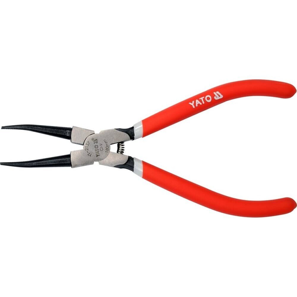 Replės žiedams spaudžiamos tiesios | 180 mm YATO