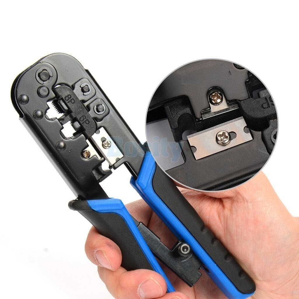 Replės jungčių užspaudimui | RJ11, RJ12 ir RJ45 ESSEN TOOLS 4