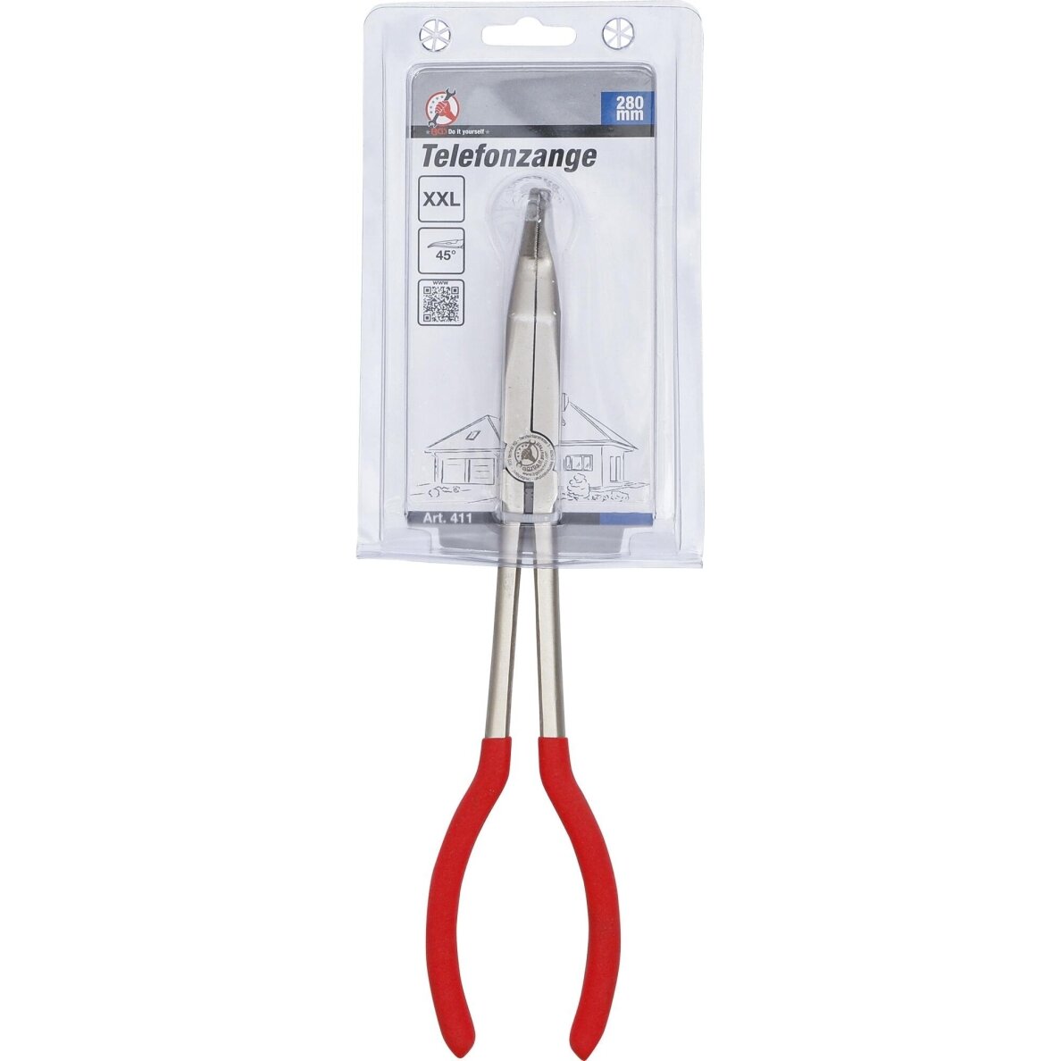 Replės | ilgas tipas | lenktos 45 ° | 280 mm BGS 3 Replės | ilgas tipas | lenktos 45 ° | 280 mm BGS 3