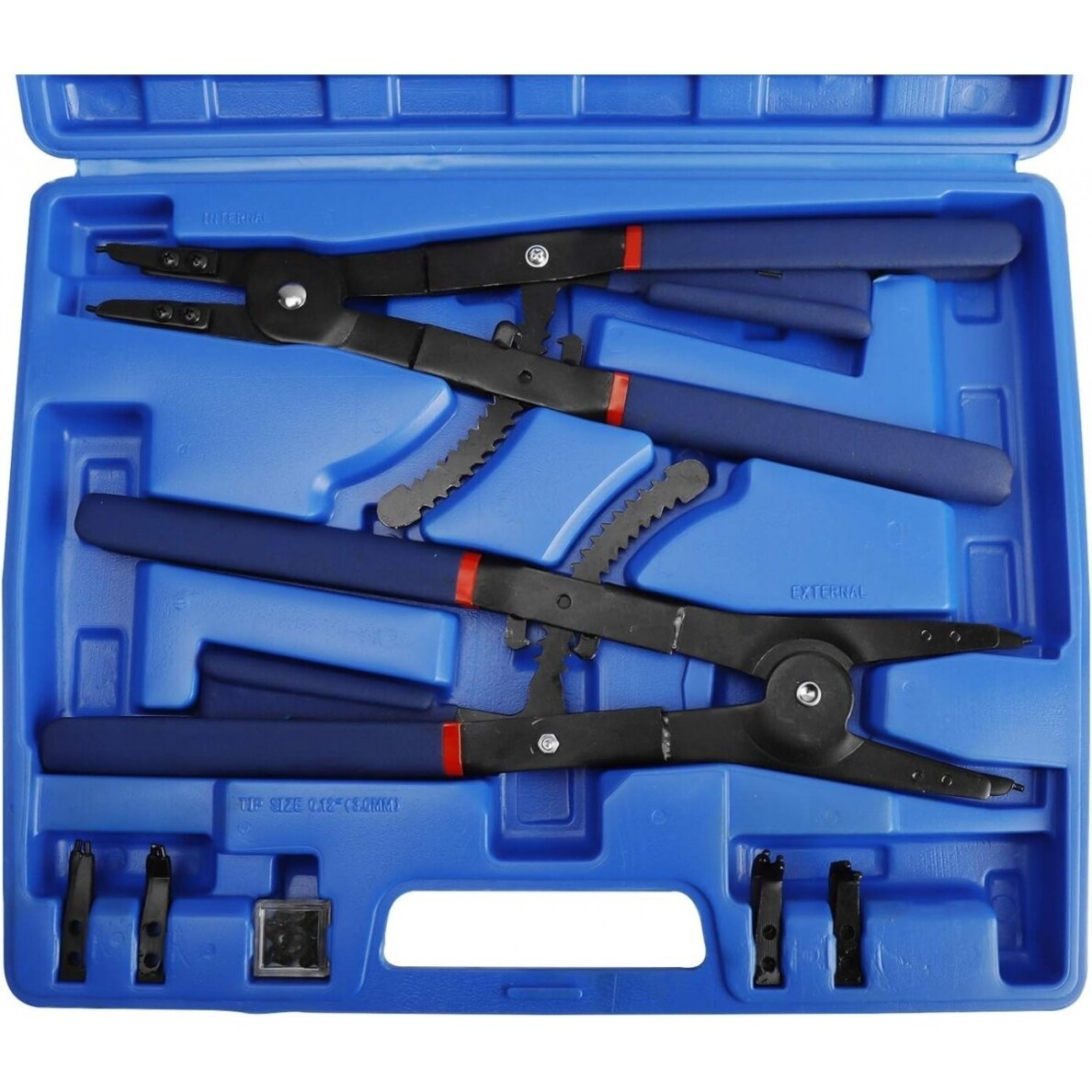 Replių rinkinys fiksuojamiems žiedams | keičiami antgaliai | 400 mm ESSEN TOOLS 1