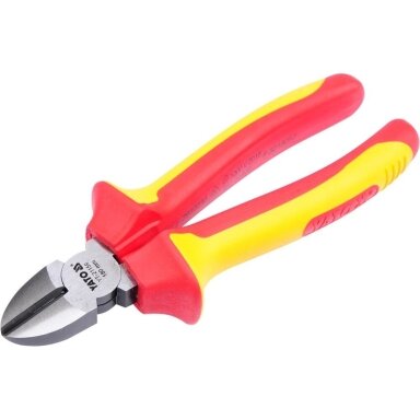 Replės aukštos įtampos laidams šoninio kirpimo 180mm, VDE 1000V YATO Replės aukštos įtampos laidams šoninio kirpimo 180mm, VDE 1000V YATO