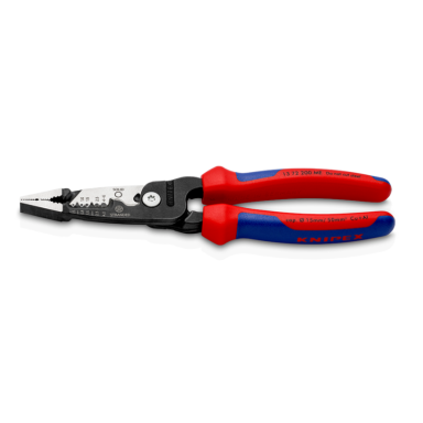 Replės elektros instaliacijos darbams daugiafunkcinės 200mm KNIPEX