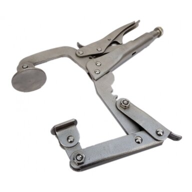 Replės fiksuojamos su plokščiais padais | apvalus ir pusapvalis | 4 fiksavimo taškai | 225 mm ESSEN TOOLS