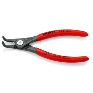 Replės išoriniams žiedams. Lenktos 130mm (Ø10-25mm) KNIPEX