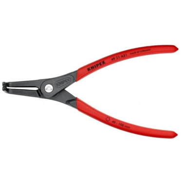Replės išoriniams žiedams. Lenktos 210mm (Ø40-100mm) KNIPEX