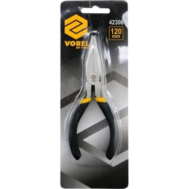 Replės precizinės plokščios | 120 mm VOREL
