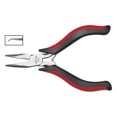 Replės precizinės smailios lenktos | 115 mm YATO
