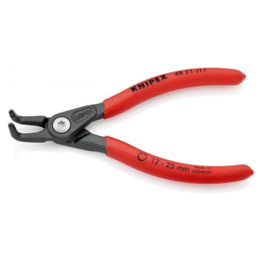 Replės vidiniams žiedams. Lenktos 130mm (Ø12-25mm) KNIPEX