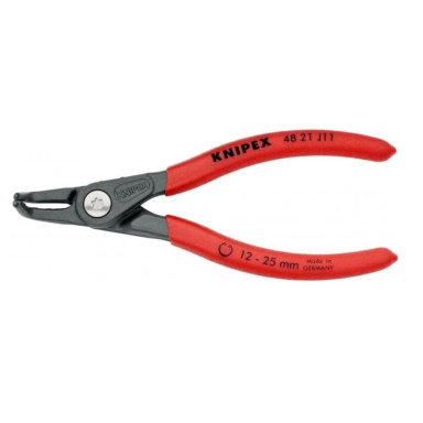 Replės vidiniams žiedams. Lenktos 130mm (Ø12-25mm) KNIPEX