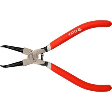 Replės žiedams spaudžiamos lenktos 180 mm YATO