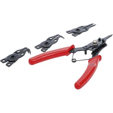 Replės žiedams su keičiamomis galvutėmis | 160 mm | 5 vnt. BGS