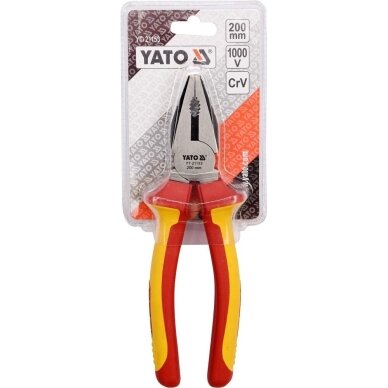 Replės aukštos įtampos laidams universalios 200 mm  VDE 1000V YT-21153 YATO 2