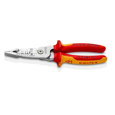Replės elektros instaliacijos darbams daugiafunkcinės VDE 200mm KNIPEX 2