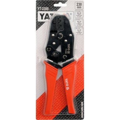 Replės jungčių užspaudimui | 0,5-6,0 mm² YATO 1 Replės jungčių užspaudimui | 0,5-6,0 mm² YATO 1