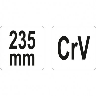 Replės pusašių gumų sąvaržoms YATO YT-0606 2 Replės pusašių gumų sąvaržoms YATO YT-0606 2
