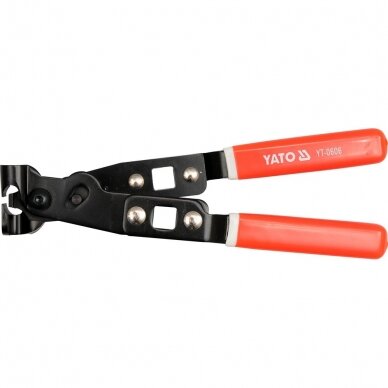 Replės pusašių gumų sąvaržoms YATO YT-0606 Replės pusašių gumų sąvaržoms YATO YT-0606
