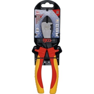 Replės šoninio kirpimo sustiprintos VDE | 180 mm BGS 2 Replės šoninio kirpimo sustiprintos VDE | 180 mm BGS 2