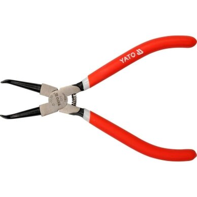 Replės žiedams spaudžiamos lenktos 180 mm YATO 1 Replės žiedams spaudžiamos lenktos 180 mm YATO 1