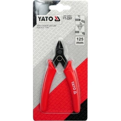 Replytės šoninio kirpimo | 125 mm YATO 3 Replytės šoninio kirpimo | 125 mm YATO 3