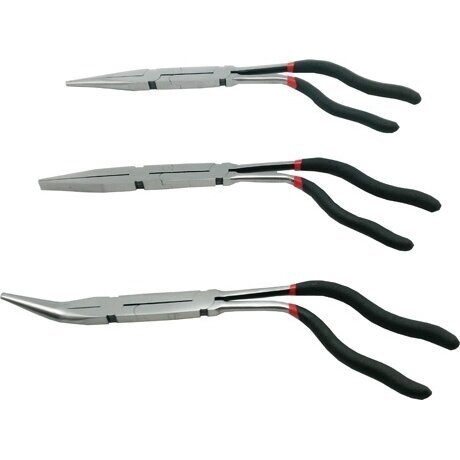 Replių rinkinys | dvigubu šarnyru / palenktomis rankenomis | 325 mm | 3 vnt. ESSEN TOOLS Replių rinkinys | dvigubu šarnyru / palenktomis rankenomis | 325 mm | 3 vnt. ESSEN TOOLS