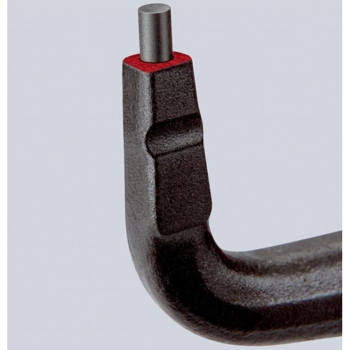 Replės vidiniams žiedams. Lenktos 165mm (Ø19-60mm) KNIPEX 5 Replės vidiniams žiedams. Lenktos 165mm (Ø19-60mm) KNIPEX 5