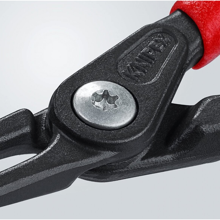 Replės vidiniams žiedams. Lenktos 210mm (Ø40-100mm) KNIPEX 5 Replės vidiniams žiedams. Lenktos 210mm (Ø40-100mm) KNIPEX 5