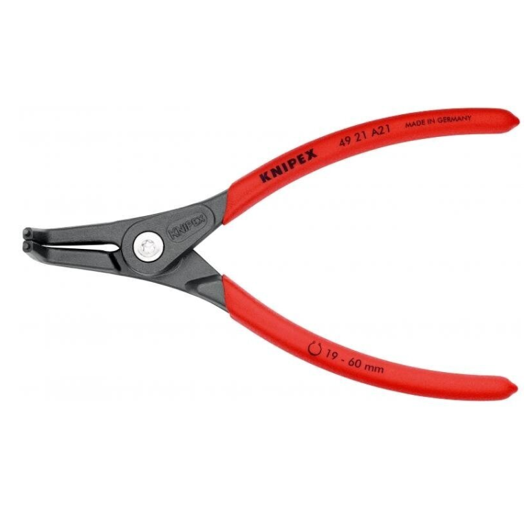 Replės išoriniams žiedams. Lenktos 165mm (Ø19-60mm) KNIPEX 1