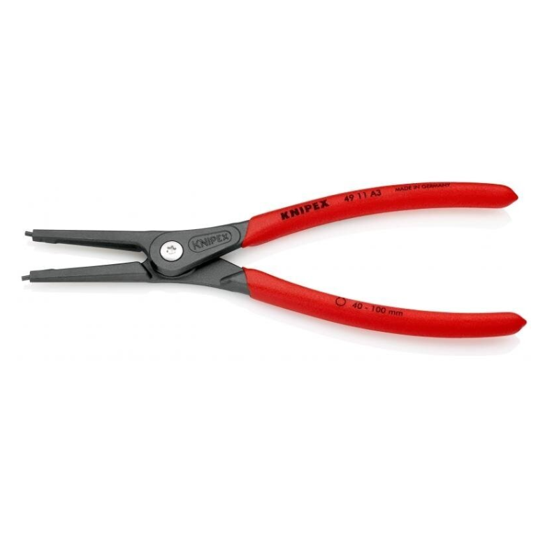 Replės išoriniams žiedams 225mm (Ø40-100mm) KNIPEX