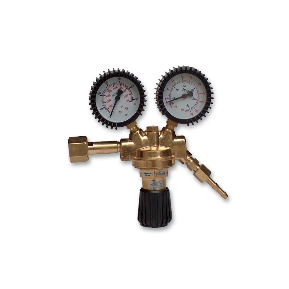 Reduktorius CO2/Argon RB-CO2 Turbo (baliono sriegis W21.8x1/14 EURO)