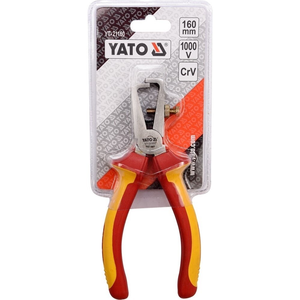 Replės aukštos įtampos laidams 160mm, VDE 1000V YATO 3