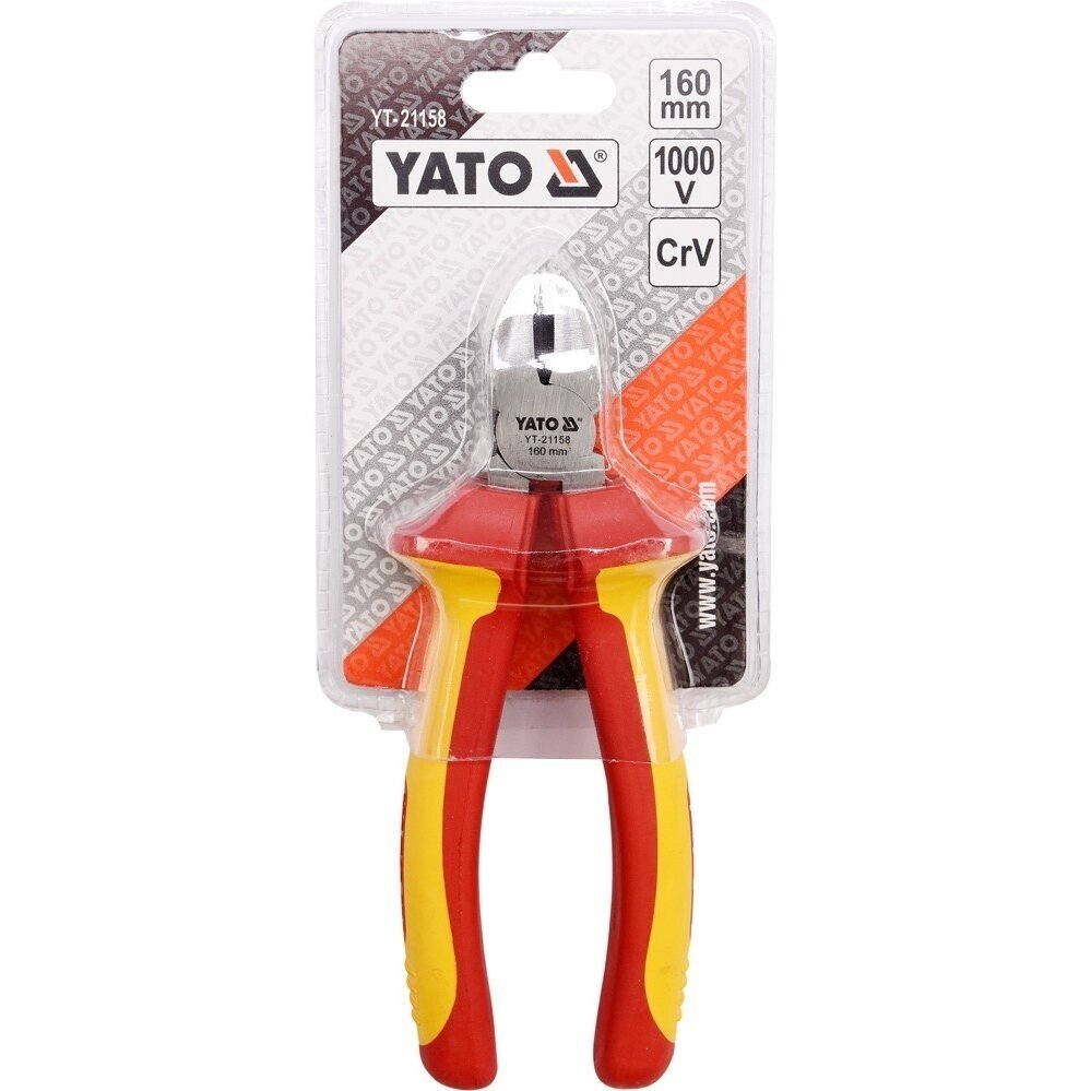 Replės aukštos įtampos laidams šoninio kirpimo 160mm, VDE 1000V 2 Replės aukštos įtampos laidams šoninio kirpimo 160mm, VDE 1000V 2