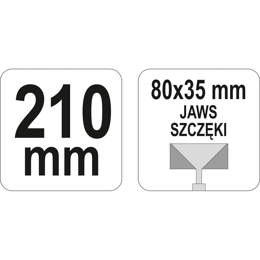 Skardos lankstymo replės lenktos 210 mm YATO YT-5140 2 Skardos lankstymo replės lenktos 210 mm YATO YT-5140 2