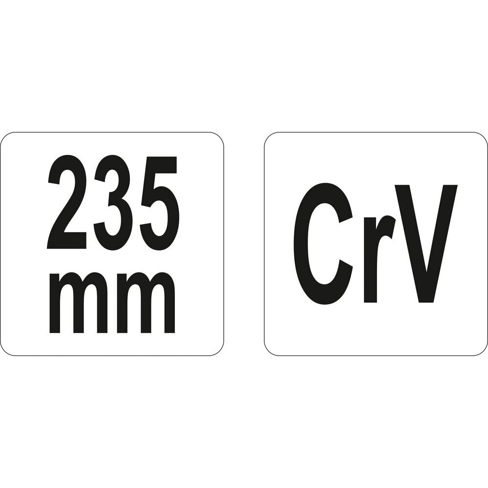 Replės pusašių gumų sąvaržoms YATO YT-0606 2
