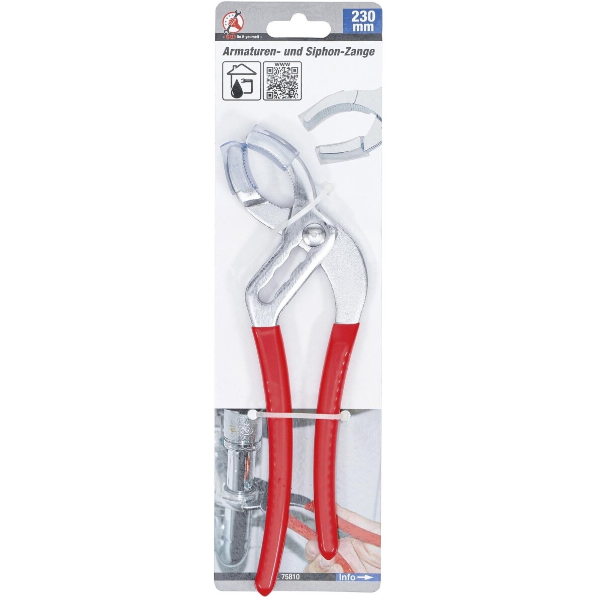 Sanitarinės / santechninės replės | 230 mm BGS 3 Sanitarinės / santechninės replės | 230 mm BGS 3