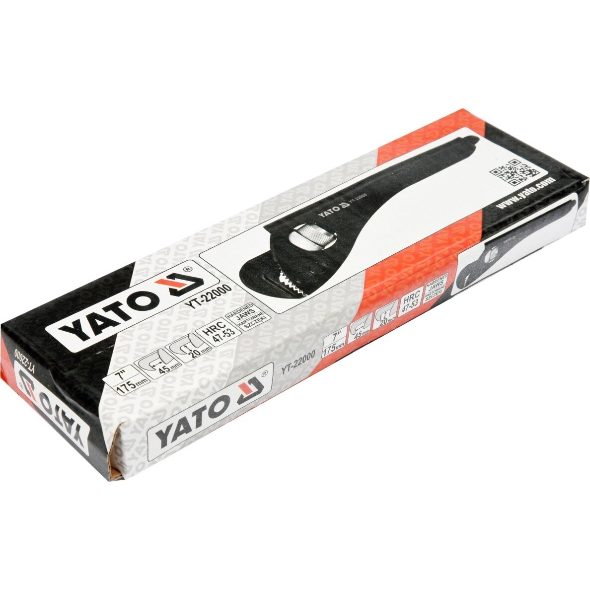 Santechninis vamzdinis raktas 175 mm (7") YATO 2 Santechninis vamzdinis raktas 175 mm (7") YATO 2