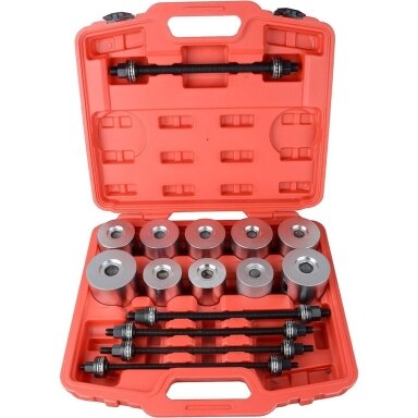 Sailentblokų presavimo komplektas 22 indėklai, 5 varžtai 27vnt. Essen Tools