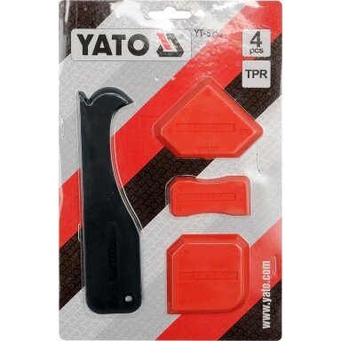 Sandariklio ir silikoninių špakliuočių rinkinys 4vnt. YATO YT-5262