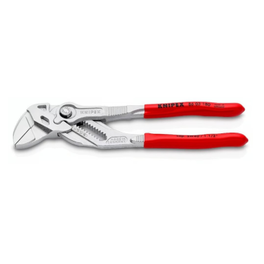 Santechninės replės-raktas KNIPEX su fiksavimu 180 mm