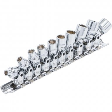 Šarnyrinių galvučių rinkinys 6.3 mm (1/4") 5 - 13 mm 10 vnt.