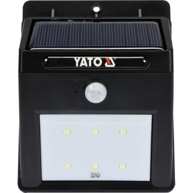 Saulės baterijos šviestuvas su judesio davikliu 6 SMD LED Saulės baterijos šviestuvas su judesio davikliu 6 SMD LED