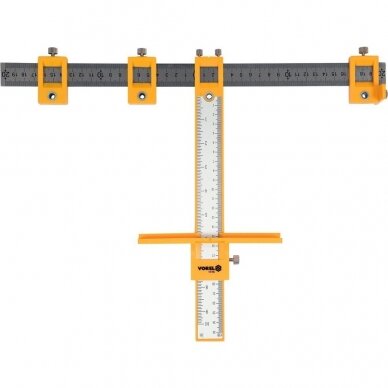 Šablonas skylių žymėjimui 250mm Vorel 18180
