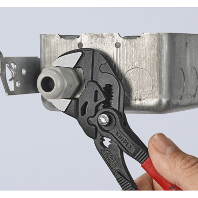 Santechninės replės - raktas KNIPEX su fiksavimu 180mm 3