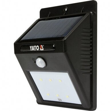Saulės baterijos šviestuvas su judesio davikliu 6 SMD LED 1 Saulės baterijos šviestuvas su judesio davikliu 6 SMD LED 1