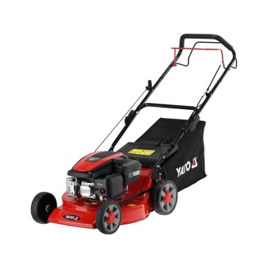 Savaeigė benzininė vejapjovė su 60 l krepšiu | Loncin 2,4 kW | 46 cm YATO 1