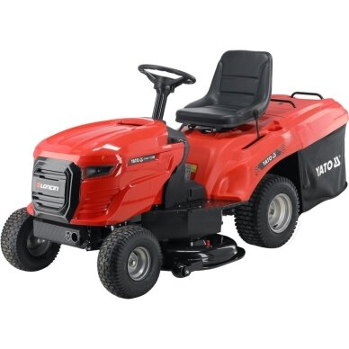 Savaeigis benzininis traktoriukas | kombinuota vejapjovė | 10KW. 107 cm YATO Savaeigis benzininis traktoriukas | kombinuota vejapjovė | 10KW. 107 cm YATO