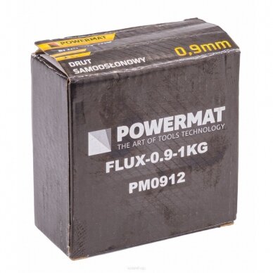 Savisaugė viela FLUX 0.9mm, 1.0Kg Powermat PM0912 5 Savisaugė viela FLUX 0.9mm, 1.0Kg Powermat PM0912 5
