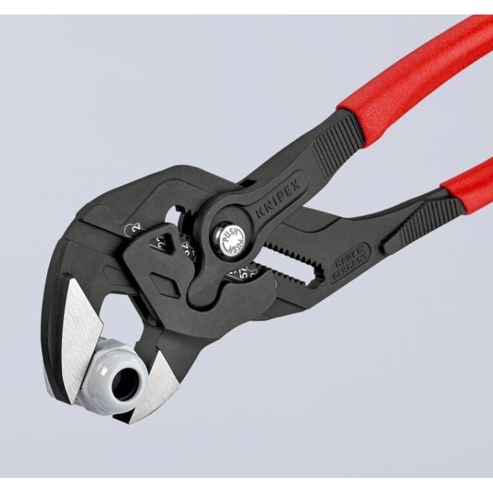 Santechninės replės - raktas KNIPEX su fiksavimu 300mm 8 Santechninės replės - raktas KNIPEX su fiksavimu 300mm 8