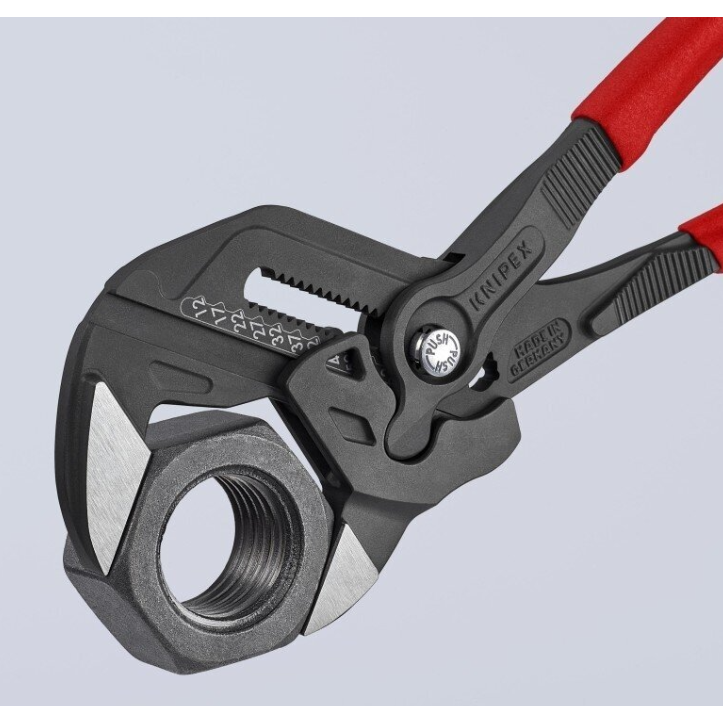 Santechninės replės - raktas KNIPEX su fiksavimu 300mm 6 Santechninės replės - raktas KNIPEX su fiksavimu 300mm 6