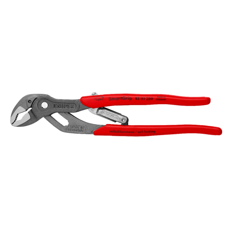 Santechninės replės 250mm KNIPEX su SmartGrip fiksavimu Santechninės replės 250mm KNIPEX su SmartGrip fiksavimu